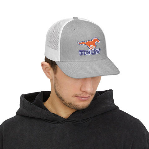 Tuslaw Mustang Trucker Cap — Embroidered Richardson Snapback
