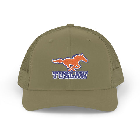 Tuslaw Mustang Trucker Cap — Embroidered Richardson Snapback