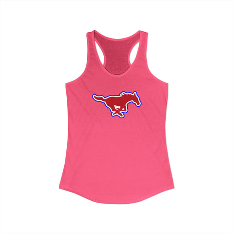 Tuslaw Mustangs Ladies - Running Mustang Logo Racerback Tank Top