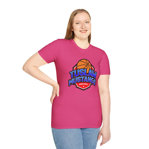 Tuslaw Basketball — Illustrated Mustang T-Shirt