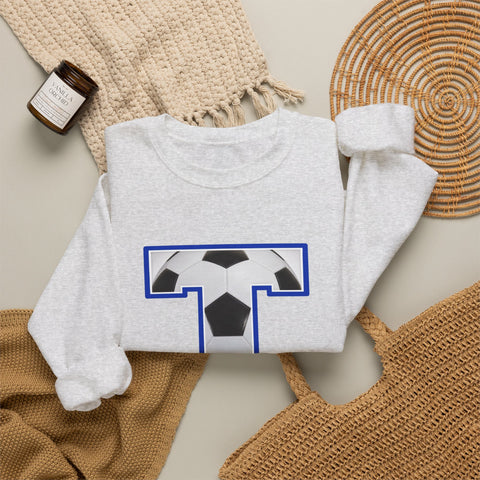 Tuslaw Mustangs Soccer Monogram Crewneck Sweatshirt