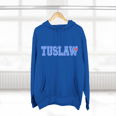 Tuslaw Mustangs Ladies - Gingham Style Tuslaw Pullover Hoodie