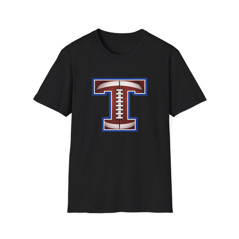 Tuslaw Mustangs Football Monogram T-Shirt in Black