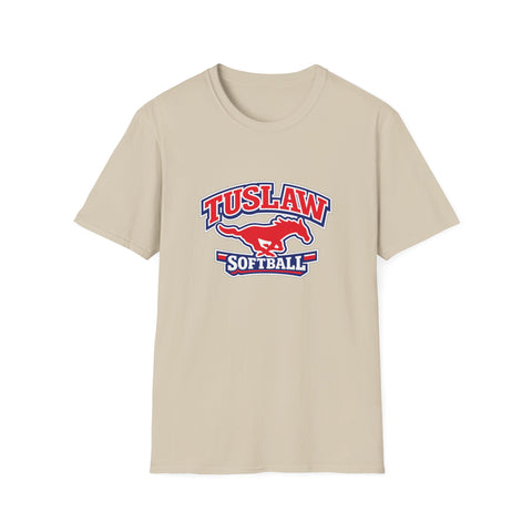 Tuslaw Softball — Varsity Running Mustang T-Shirt