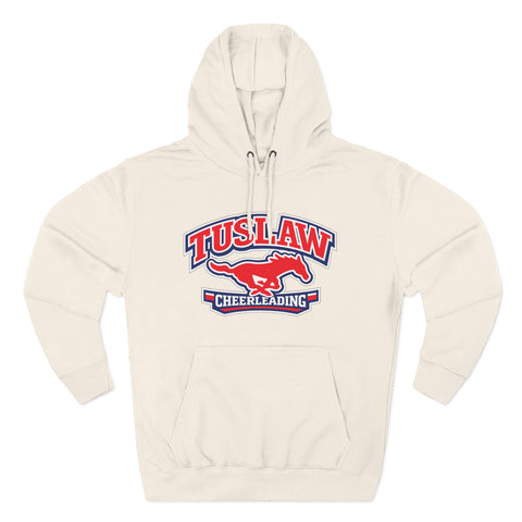 Tuslaw Cheerleading — Running Mustang Varsity Hoodie