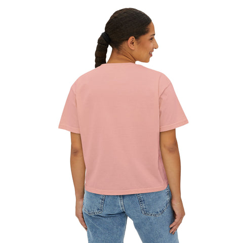 Tuslaw Mustangs Boho Sunrise Boxy T-Shirt
