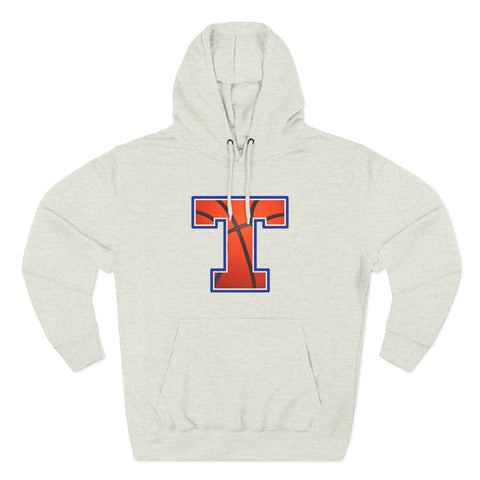 Tuslaw Mustangs Basketball Monogram Hoodie in Oatmeal Heather