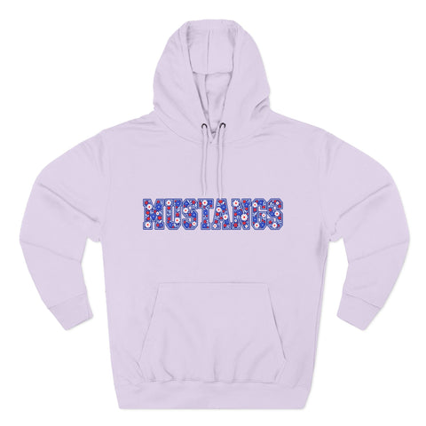 Tuslaw Mustangs Ladies - Floral Mustangs Pullover Hoodie