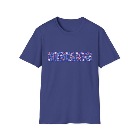 Tuslaw Mustangs Ladies - Floral Mustangs T-Shirt