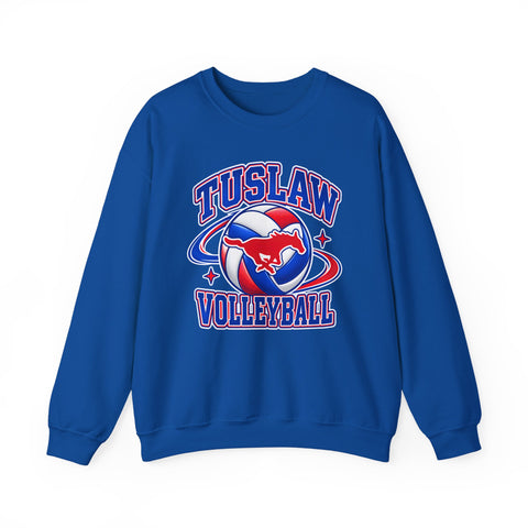 Tuslaw Volleyball — Moon & Stars Crewneck Sweatshirt
