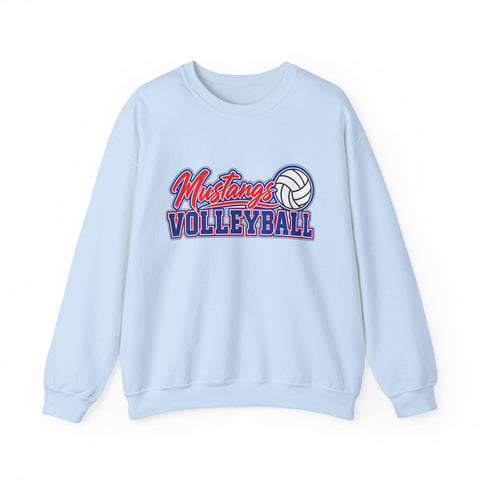 Tuslaw Volleyball - Signature Series Crewneck Sweatshirt in Light Blue