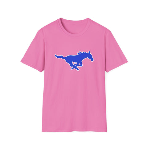 Tuslaw Mustangs — Blue Running Mustang T-Shirt