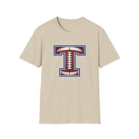 Tuslaw Mustangs Football Monogram T-Shirt in Sand