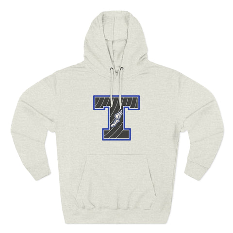 Tuslaw Mustangs Track & Field Monogram Hoodie in Oatmeal Heather