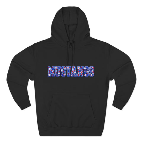 Tuslaw Mustangs Ladies - Floral Mustangs Pullover Hoodie