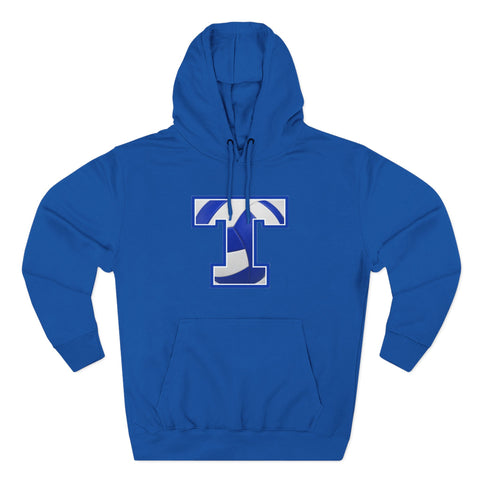 Tuslaw Mustangs Volleyball Monogram Hoodie in Royal Blue