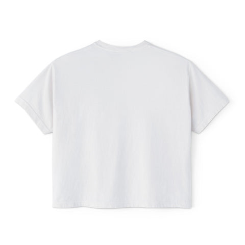 Tuslaw Mustangs Leopard Monogram Boxy T-Shirt