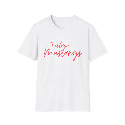 Tuslaw Mustangs — Women’s Cursive T-Shirt