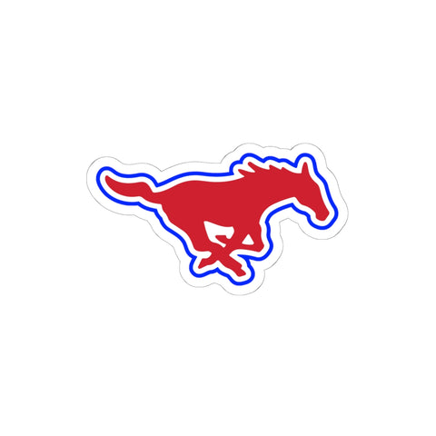 Tuslaw Mustangs Running Mustang Sticker — 6 × 6 in