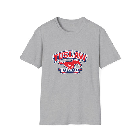 Tuslaw Baseball — Varsity Running Mustang T-Shirt