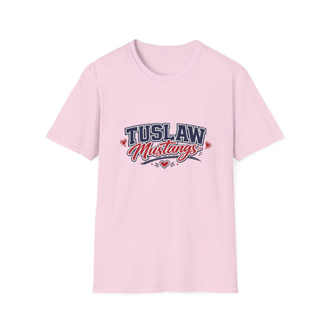 Tuslaw Mustangs — Women’s Heart T-Shirt