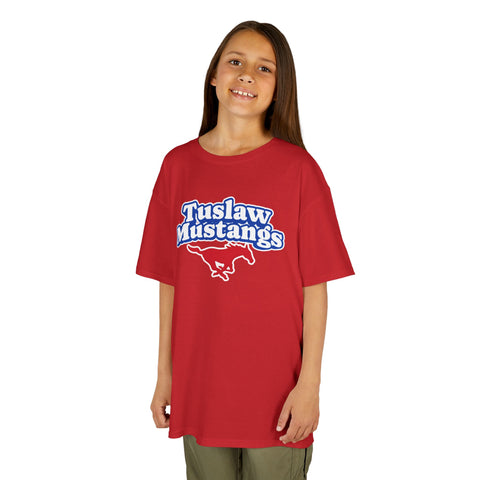 Kids’ Tuslaw Mustangs — Fun Logo T-Shirt