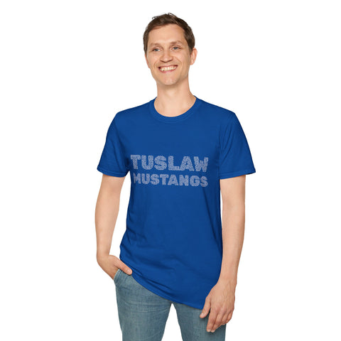 Tuslaw Mustangs — Maze Text T-Shirt