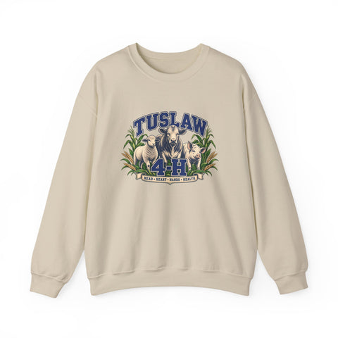 Tuslaw 4-H — Heritage Livestock Crewneck Sweatshirt in Sand