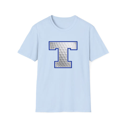 Tuslaw Mustangs Golf Monogram T-Shirt in Light Blue