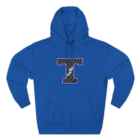 Tuslaw Mustangs Track & Field Monogram Hoodie in Royal Blue