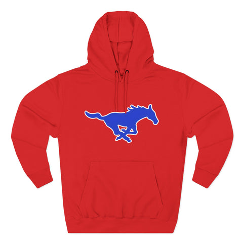 Tuslaw Mustangs — Blue Running Mustang Hoodie