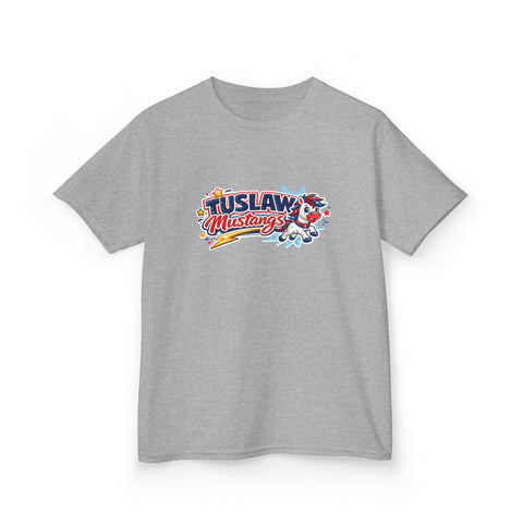 Kids’ Tuslaw Mustangs — Cartoon Horse T-Shirt