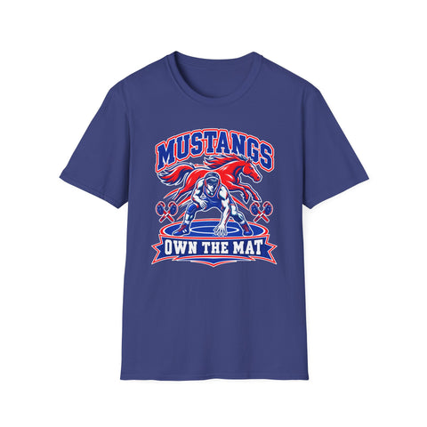 Tuslaw Wrestling — Own the Mat T-Shirt