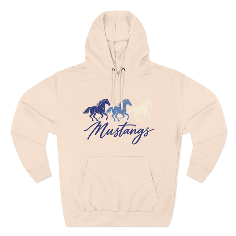 Tuslaw Mustangs in Motion Pullover Hoodie in Pale Pink