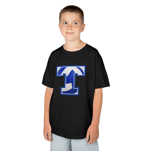 Tuslaw Mustangs Volleyball Monogram Kids T-Shirt