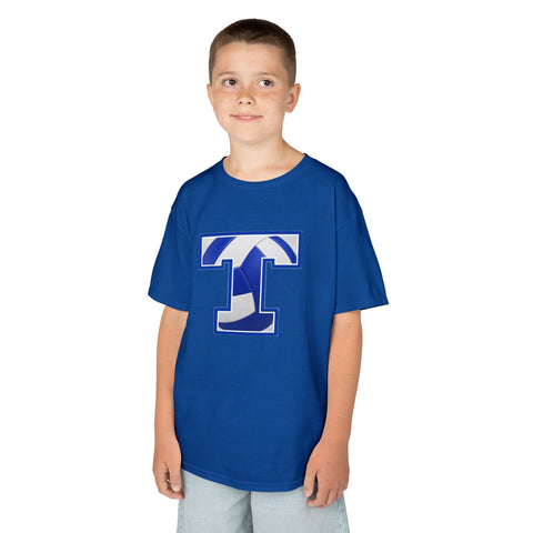 Tuslaw Mustangs Volleyball Monogram Kids T-Shirt