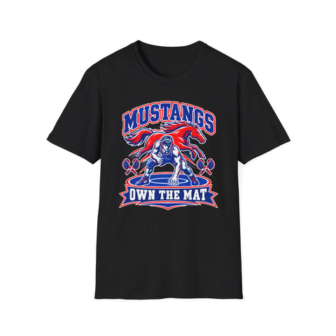Tuslaw Wrestling — Own the Mat T-Shirt