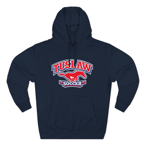 Tuslaw Soccer — Running Mustang Varsity Hoodie *Personalizable*