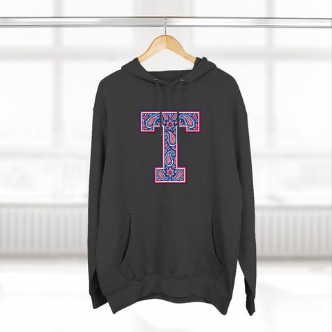 Tuslaw Mustangs Paisley Monogram Hoodie