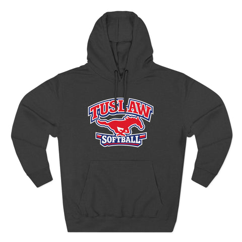 Tuslaw Softball — Running Mustang Varsity Hoodie