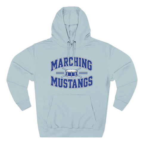 Tuslaw Marching Mustangs Varsity Drum Hoodie in Blue Mist