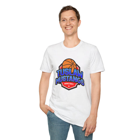 Tuslaw Basketball — Illustrated Mustang T-Shirt