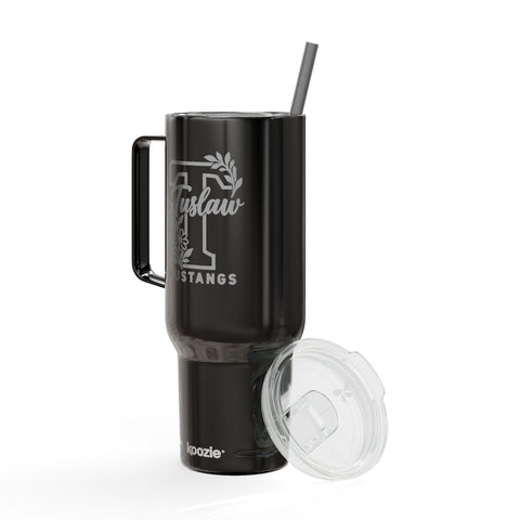 Tuslaw Mustangs Floral T Engraved 40oz Tumbler