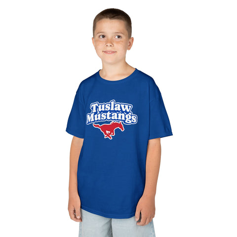 Kids’ Tuslaw Mustangs — Fun Logo T-Shirt