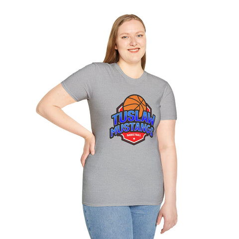 Tuslaw Basketball — Illustrated Mustang T-Shirt