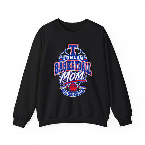 Tuslaw Basketball — Proud Mom Crewneck Sweatshirt