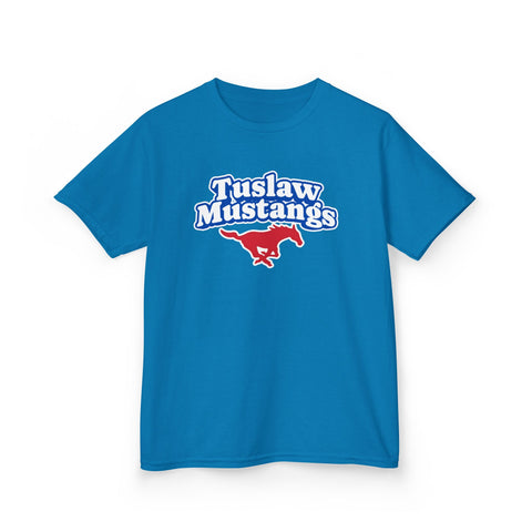 Kids’ Tuslaw Mustangs — Fun Logo T-Shirt