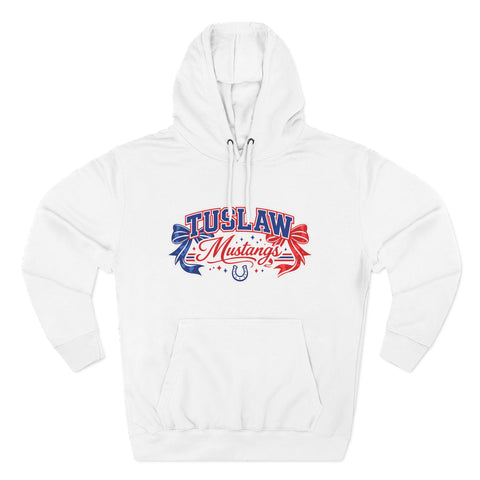 Tuslaw Mustangs — Red & Blue Bows Hoodie