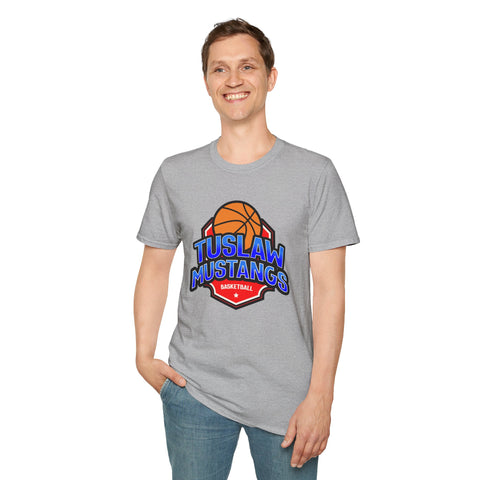 Tuslaw Basketball — Illustrated Mustang T-Shirt