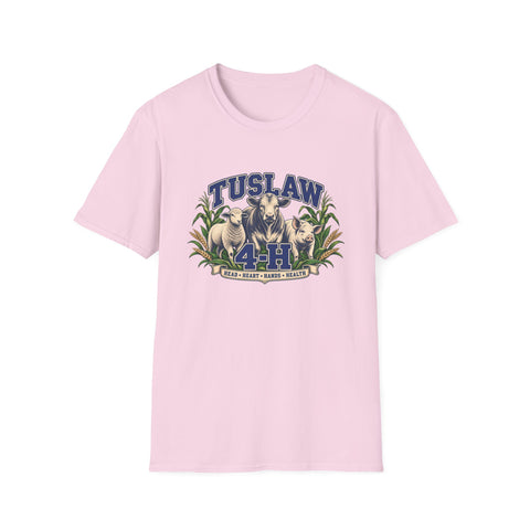 Tuslaw 4-H — Heritage Livestock T-Shirt in Light Pink